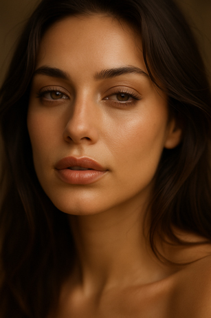Detailaufnahme Gesicht – weiches Licht